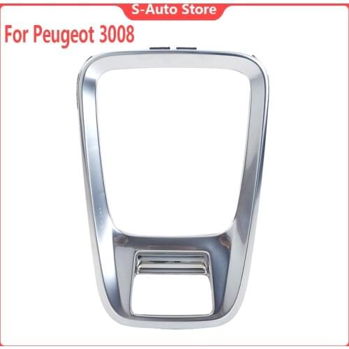 For Peugeot 3008 New Gear Shift Lever Decorative Frame Case Electronic Hand Brake Switch Trim Gear Border Panel