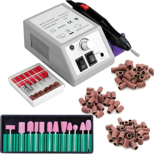 Electric Apparatus for Manicure Nail Drill Gel nail polish Remover Milling Drill Bits Set Pedicure Cutters Manicure Machine Set