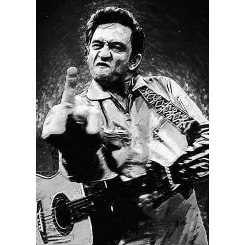 JMINE Div 5D Johnny Cash Guitar Music Singers Full Diamond Painting cross stitch kits art Portrait 3D paint by diamonds