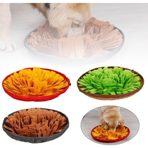 Creative Training Dog Sniffing Olfactory Mat Activity Blanket Feeding Mat Dog Food Slow Feeding Release Stress Pet Blanket Toy