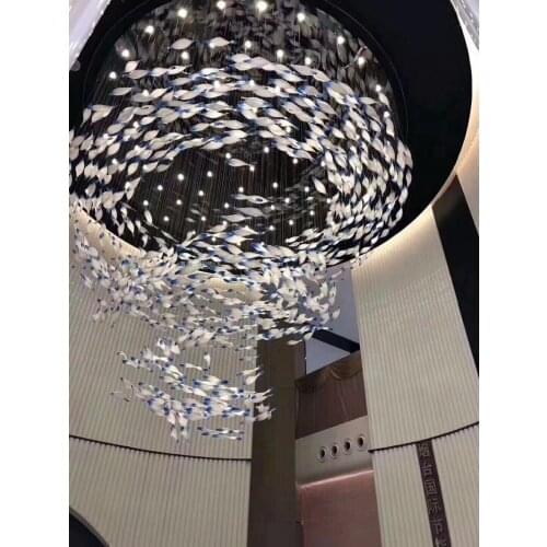 Butterfly chandelier angel chandelier wings chandelier Nordic minimalist retro modern American ceiling lamp chandelier