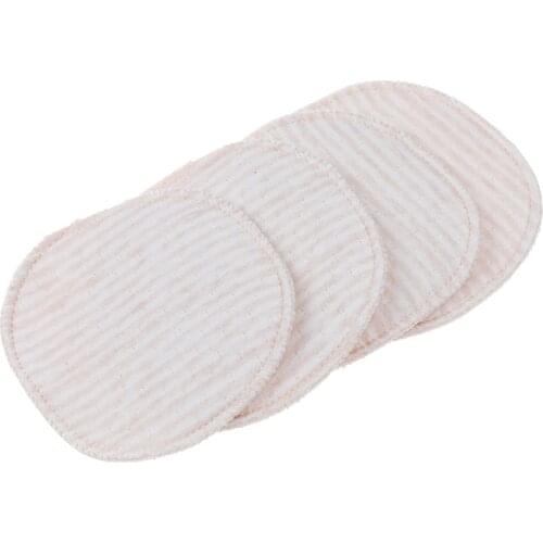 4PCS Reusable Washable Baby Feeding Breast Maternity Leakproof Nursing Pad Anti Overflow Pads For Pregnant Women Bra Pad Mom