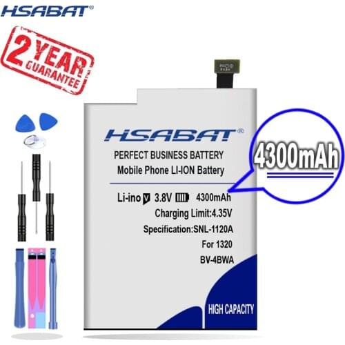 New Arrival [ HSABAT ] 4300mAh BV-4BWA / BV 4BWA / BV4BWA Replacement Battery for Nokia Lumia 1320