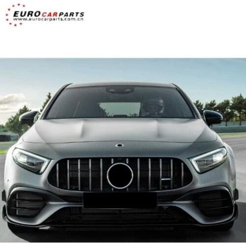 A class W177 A45 2019year style body kit front bumper grille rear diffuser exhaust tip W177 A45 car autoparts