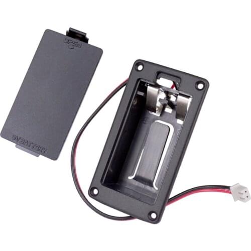Pro 9-Volt Battery Box Case Holder Compartment Guitar Parts Replacement for Active Guitar Bass 72x38.5mm