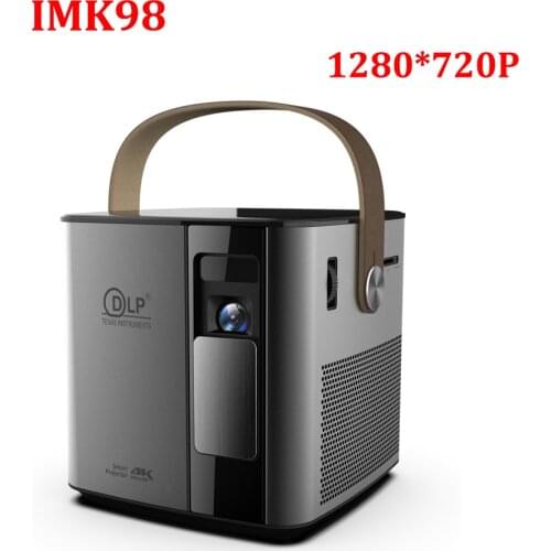 IMK98 DLP Smart Projector Android 5.1 AmlogicT968 2GB 16GB 1280*720P 2.4G/5G WIFI Bluetooth 4.1 LED Projector For Home Theater