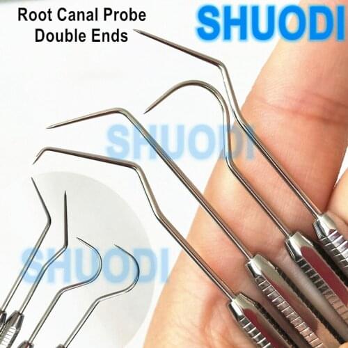 1 piece Dental DG16 Probe Dental Stainless Steel Periodontal Probe Explorer Dentist Endodontic Instrument Tool Root Canal Probe