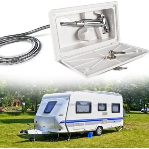 External Shower Box Shower Hot and Cold Switch Sprinkler Head for Outdoor Travel and Transportation for RV Shower Home