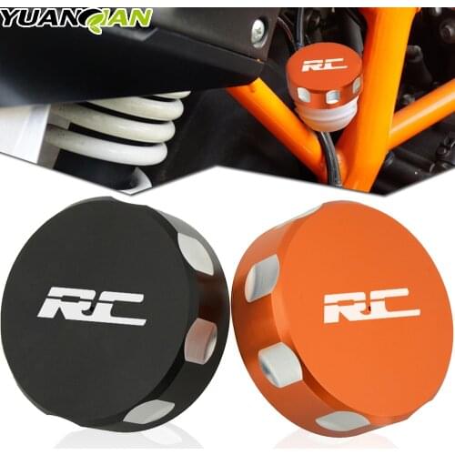 High quality Rear Brake Fluid Reservoir Cover Cap Motorcycle Accessories For RC 125 200 250 390 rc390 2014 2015 2016-2018