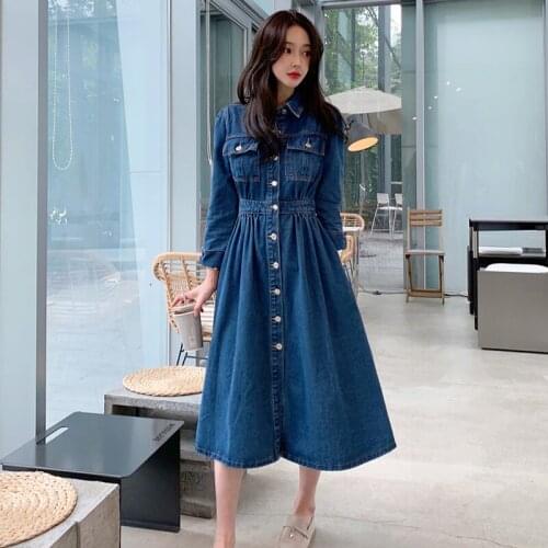 Yunting Fashion Denim Dresses