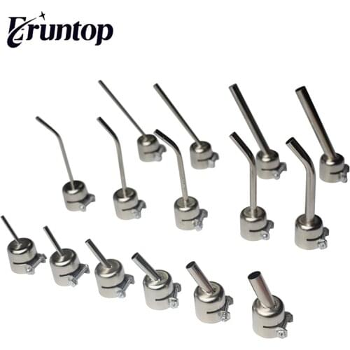 1PCS 850 Series 45 Degree Bent Curved Nozzle Soldering station Hot Air Stations Gun Nozzles for 858D Welding Nozzles