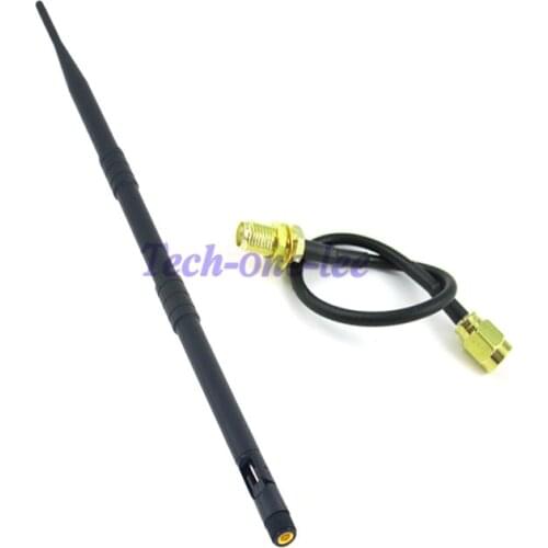 10 piece/lot 4g Antenna lte modem Aerial 9db 698-960/1710-2700MHZ 4g lte SMA male+ Pigtail Cable RG174 3M SMA Female to SMA Male