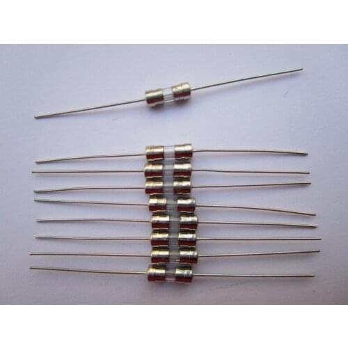 3.6x10mm F5A Fast Blow Miniature Glass fuses with Fine wire 600 pcs per Lot
