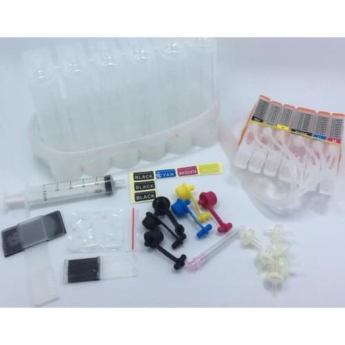 6 Color CISS ink cartridge PGI-450 CLI-451 PGI450 for Canon PIXMA MG6340 MG7140 iP8740 MG7540 (South Africa/Russia/Middle East)