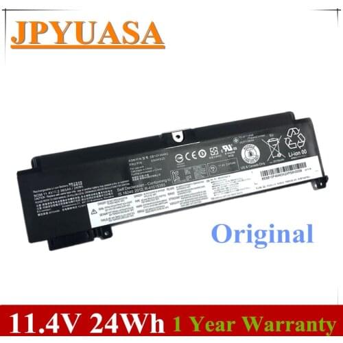 7XINbox 11.4V 24Wh Original 00HW024 00HW025 Laptop Battery For Lenovo ThinkPad T460S T470S T480S 01AV405 01AV407 SB10J79004
