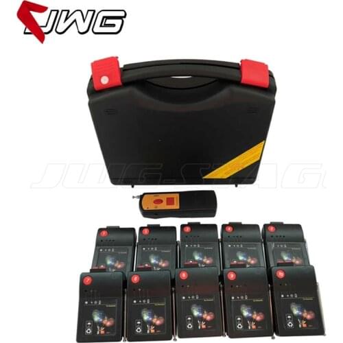 Fasting Shipping T10 Wireless Remote Control 10 Receivers Stage Disco Pyro Machine Pyro Fire Ignition System Machine