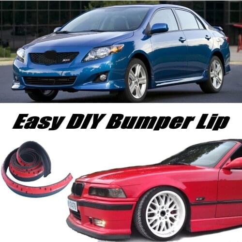 For TOYOTA Corolla Bumper Lip / Front Spoiler For Friends to Car Tuning / Body Kit / Strip Skirt