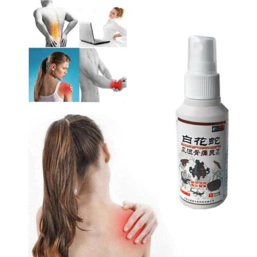 Dropship 80ml/bottle Backache Snake Venom Stop Pain Essential Oil Treatment Osphyalgia Arthritis Rheumatism Medical Spray