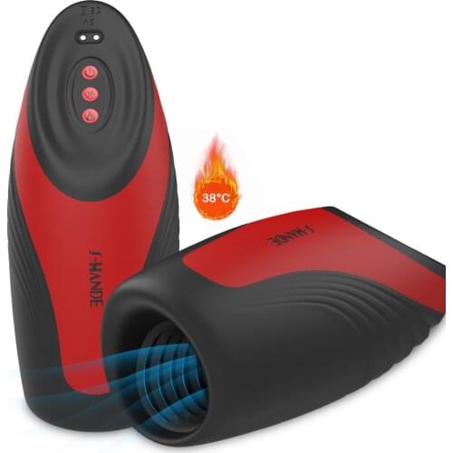 Electric Automatic Sex Toy Heated Masturbation Cup Machine for Man Male Penis Sucking Massager Masturbating Vibrator