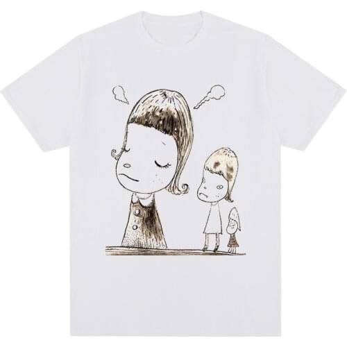 Yoshitomo Nara Japan Anime Cartoon t-shirt Cotton Men T shirt New TEE TSHIRT Womens
