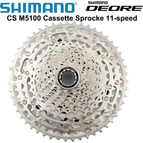 2020 New Shimano Deore M5100 Cassette Sprocke CS-M5100 Freewheel Mountain Bike MTB 11-speed 11-51T