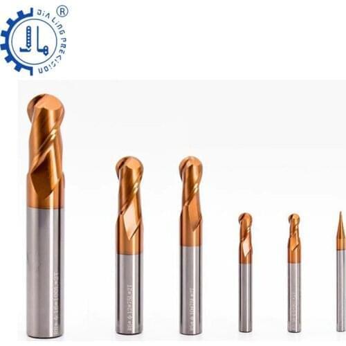 1pc HRC60 Router Bits Two Flute 1mm ball nose end mill cutters carbide end mill