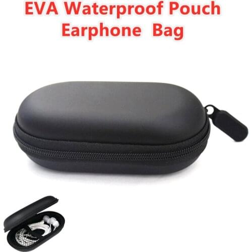 Square Headphone Carry Storage Bags Case EVA Waterproof Portable Pouch Earphone Storage Box Headset Carry Bag Accessories