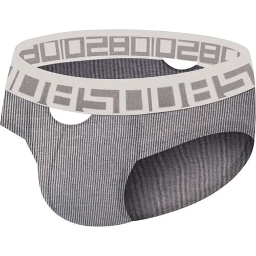 Men Underwear Sexy Briefs Man Underpants Cotton Gay Sissy Mens Underware Breathable Hollow Low Wasit Bikini Slip Hombre M-XXL