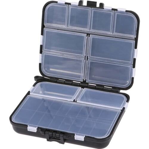 Multifunctional Fishing Tackle Kit Box Men Professional Fishing Equipment Fishing Tool Organizer (Black)