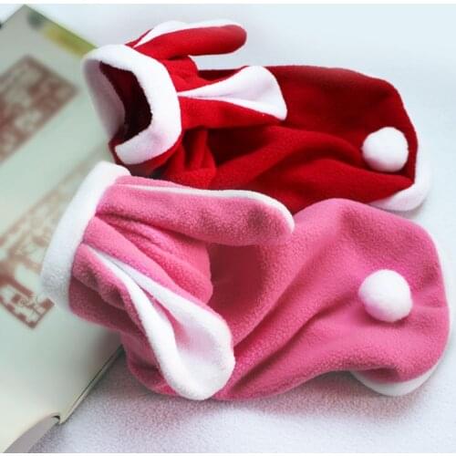 Pet Clothes Christmas Lovely Rabbit Puppy Clothes Winter Dog Rabbit Transformed Into Cat Dog Clothing Pets Halloween Jacket