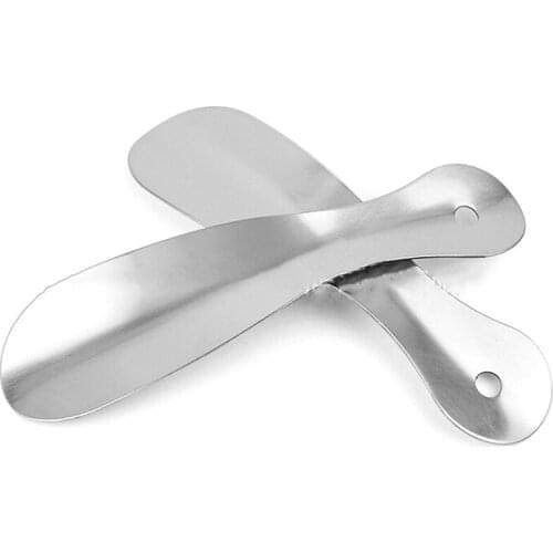 19cm Easy Handle Shoe Horns Professional Shoehorn Practical Durable Stainless Steel Silver Tone Shoe Horn Lifter Sturdy Slip
