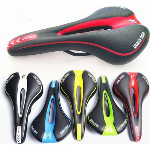 Bicycle Saddle Road Bike Saddle Mountain Bike Seat Foam Seat Soft Pad Unisex Breathable Comfortable Bicycle Accessories