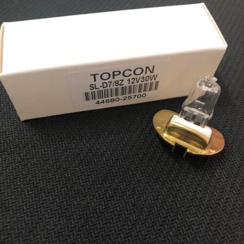10 pcs DHL FREE SHIPPING , TOPCON 12V 30W sl-d7 sl-d8 44680 - 25700 replacement lamp