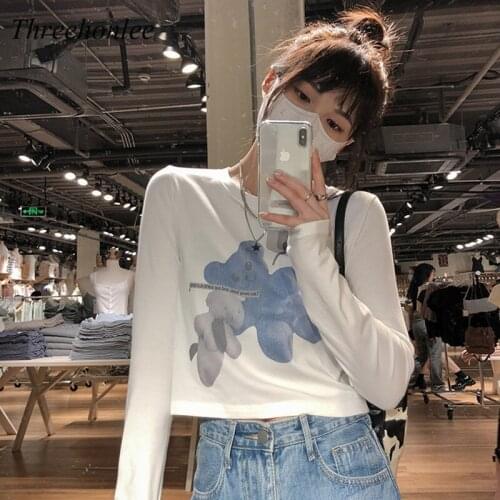 Женские футболки с принтом Threehonlee China At AliExpress