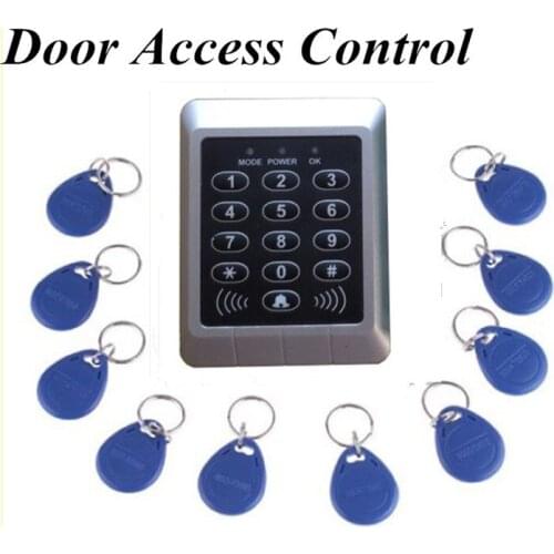 New Arrival RFID Reader & Keypad Door Access Control Waterproof Keypad Case +10 keys
