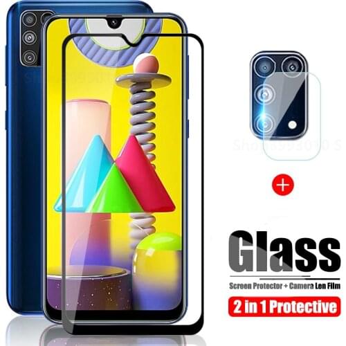 2 Pcs Protective Glass For Samsung Galaxy M31S Glass Camera Len Film Safety Screen Protector For Samsung M21 Tempered Glass M 31