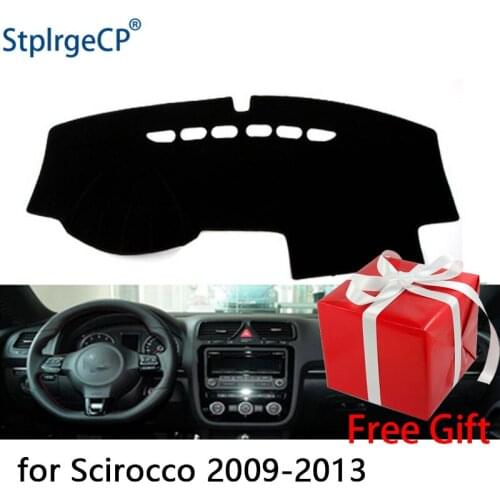 For Volkswagen Eos Scirocco 2009-2015 dashboard mat Protective pad Shade Cushion Pad interior sticker car styling accessories