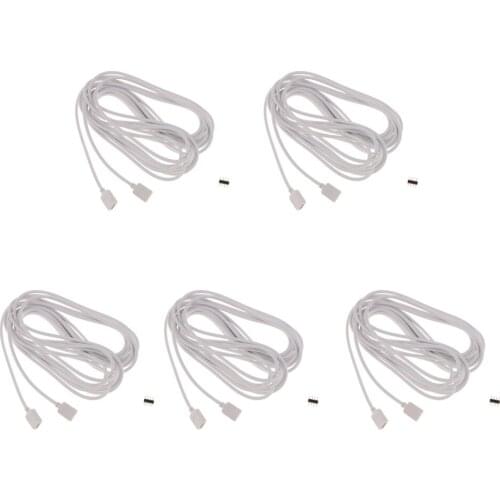 5pcs 4-pin Extension Cable Wire for 5050/3528 RGB LED Strip Ribbon Tape 1/2/3/5m