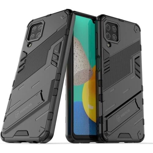Phone Holder Case For Samsung Galaxy M32 Case Bumper Anti-knock Armor Full Cover For Samsung M32 Case For Samsung M32 M 32 6.4"