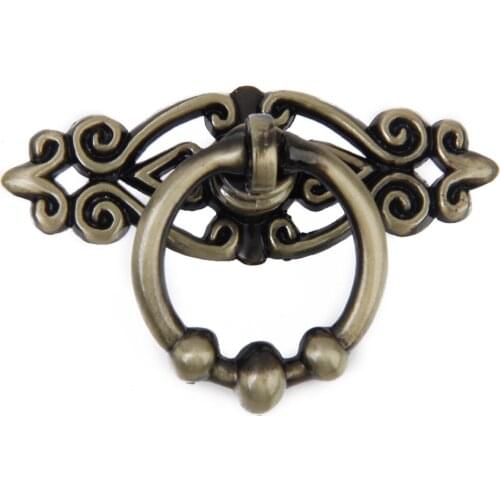 Wardrobe Cabinet Door Cupboard Drawer Cupboard Pull Ring Handle Knob_Bronze