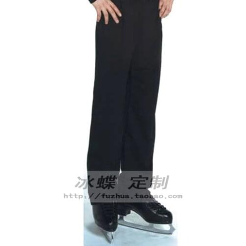 Hot Sales Ice Skating Trousers For Men Beautiful New Brand Vogue Figure Skating Trousers Competition KZ2014