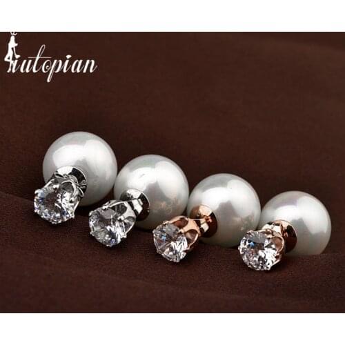 Italina Rigant Spring Unique Elegant Stud Earrings Brincos Tow Ways To Wear Top Quality Anti-Allergy #RG87260