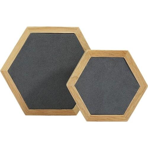 2PCS Rhombus Jewelry Display Stand with Microfiber Necklace Earrings Bracelet Holder Organizer for Jewelry Showcase