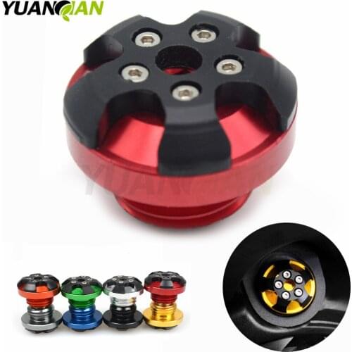 Aluminum alloy Engine Oil Cap Fuel Tank Cover For DUCATI Monster 1200 Monster 1200S Monster 821 2014 2015 2016 DIAVEL 2011-2016