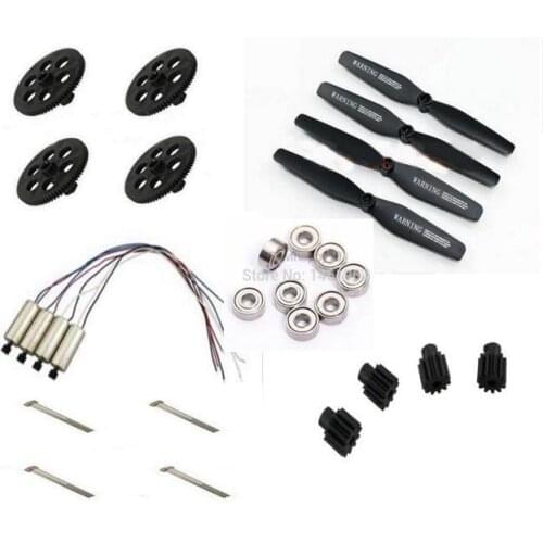 Upgrade Bearing engines motor Aluminum Shaft gear blade for Visuo XS809 XS809HW XS809W Foldable RC Quadcopter Drone spare parts