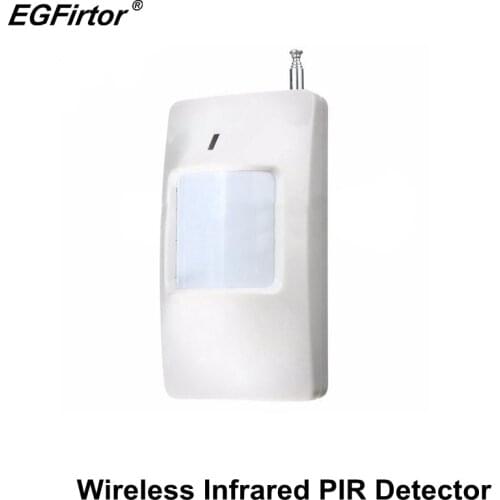 Security Alarm Wireless PIR Alarm Detector Infrared Alarm Sensor 433MHz 1527 Code Wireless Motion Detector For Home Alarm System