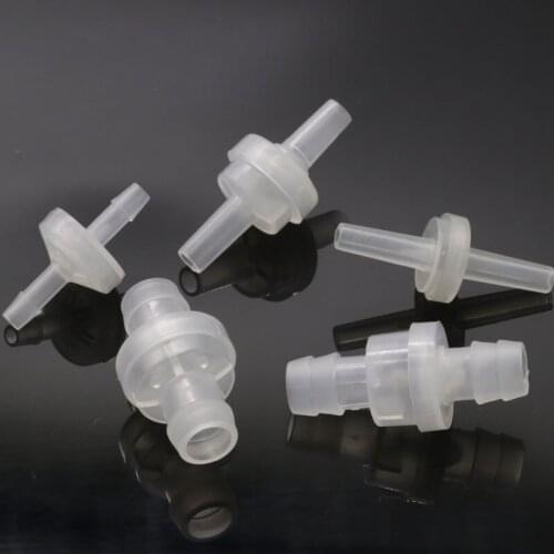 Plastic Check Valve Non-return One Way Ozone Valve 3 mm 4 mm 5 mm 6 8 10 12 mm