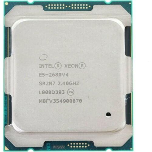 INTEL XEON E5 2680 V4 CPU PROCESSOR 14 CORE 2.40GHZ 35MB L3 CACHE 120W SR2N7 LGA 2011-3