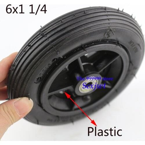 Size 6x1 1/4 tyre 6 Inch Pneumatic Tire Motorcycle 150MM Scooter Inflation Wheel With Hub With Inner Tube Electric Scooter tire