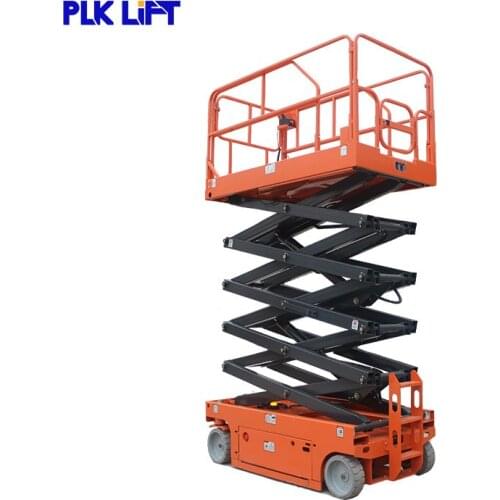 12m self propelled scissor lift platform auto moving scissor lift